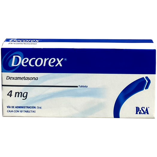 DECOREX 4MG TAB 10 – Farmacias Popular El Molinito