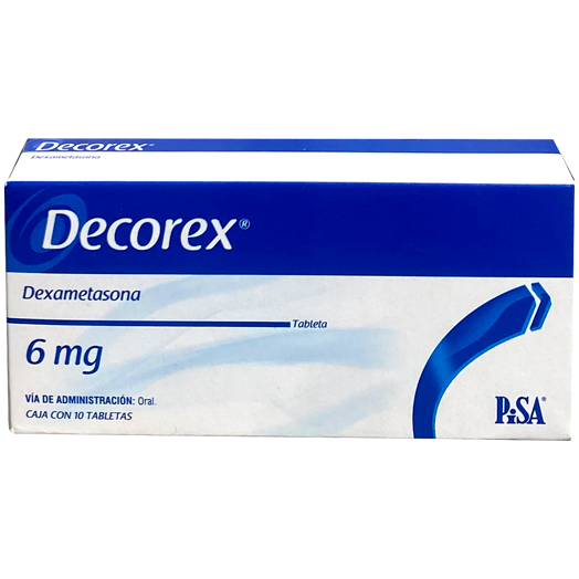 DECOREX 6MG TAB 10