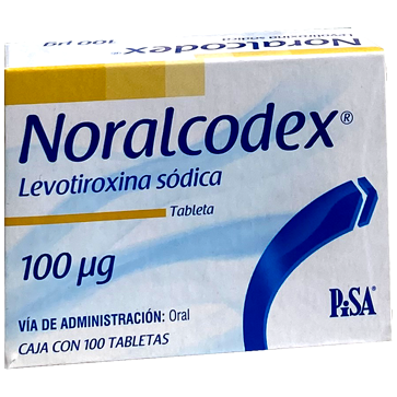NORALCODEX 100MG CJA C 100 TAB N