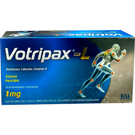 VOTRIPAX L 1 MG AMP 6 JGAS 3