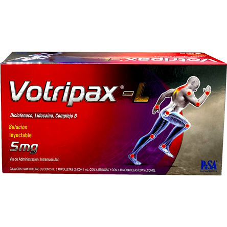 VOTRIPAX L FORTE 5MG AMP 6 JGAS3