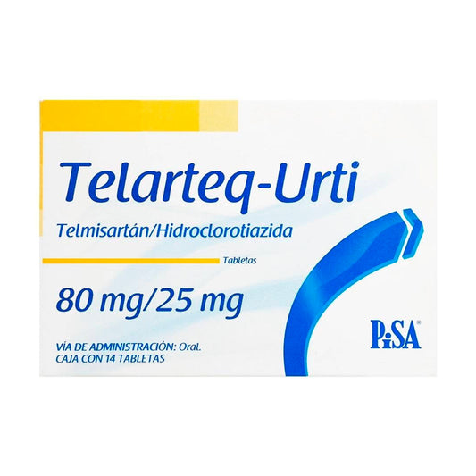 TELARTEQ URTI 80 25MG TAB C14