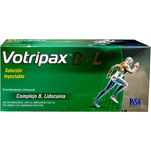 VOTRIPAX B L SOL INY 5X1 ML AMP