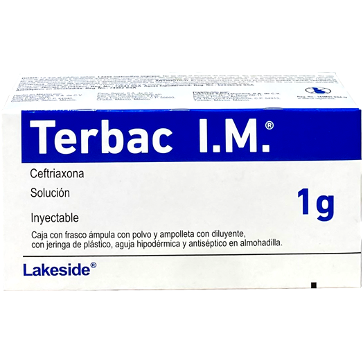 TERBAC IM 1G SOL INY FA AMP