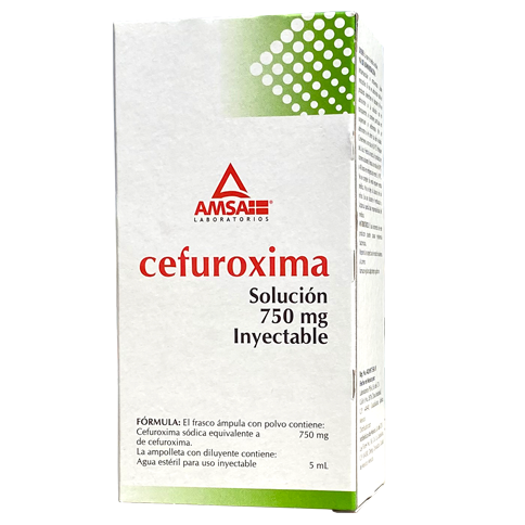 CEFUROXIMA 750MG 5ML  AMP AMSA