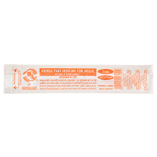 JERINGA DL 1ML INSUL 29X13MM