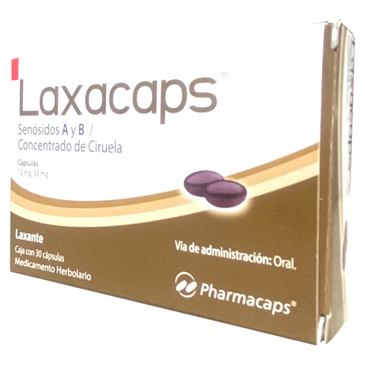 LAXACAPS PERLAS 30 Concentrado De Ciruela Senosidos A B