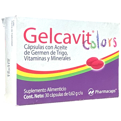 VITAMINAS Y MINERALES GELCAVIT    C 30 INF
