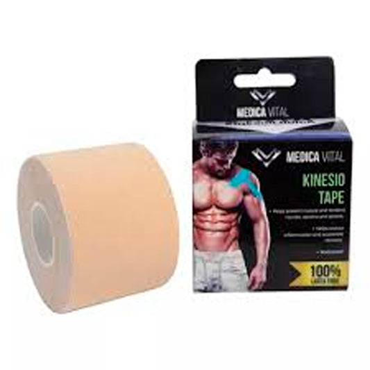 CINTA KINESIO TAPE MEDICA VITAL BEIGE