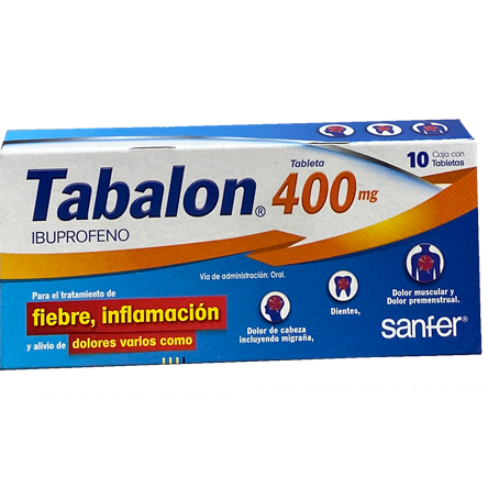 TABALON 400 MG TAB 10