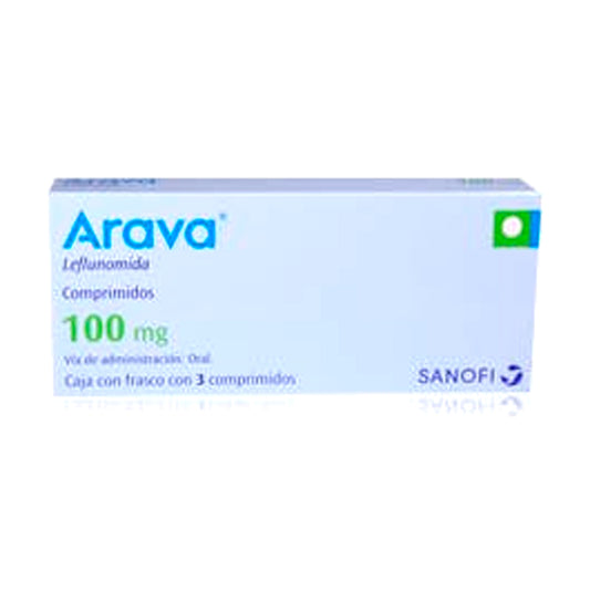 ARAVA 100 MG CPR 3