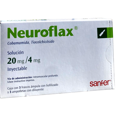 NEUROFLAX 20 4MG FA 3X4ML 323
