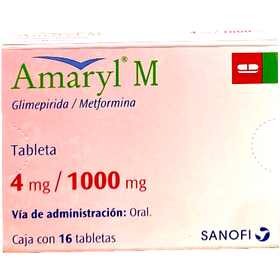 AMARYL M 4MG 1000 MG TAB 16