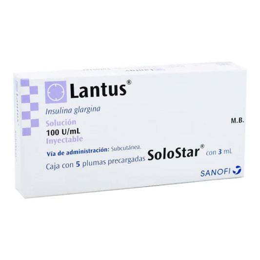 LANTUS SOLOSTAR 100 UI 5X3ML 027