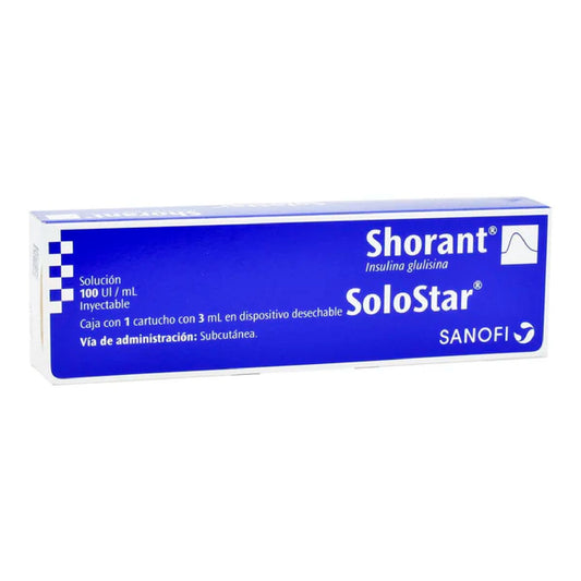 SHORANT SOLOSTAR 100UI SOL INY1X3ML