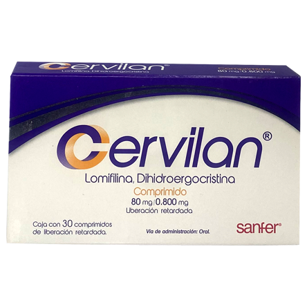 CERVILAN 80 0 800 MG CPR 30