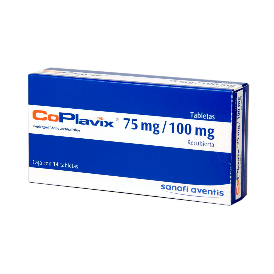 COPLAVIX 75 100 MG TAB 14