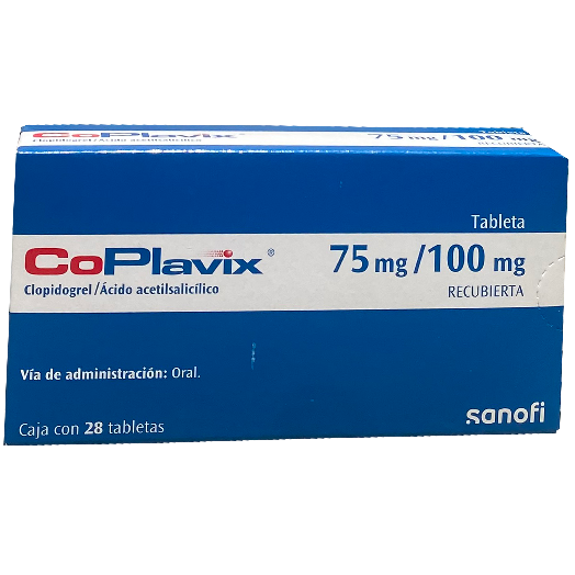 COPLAVIX 75 100 MG TAB 28
