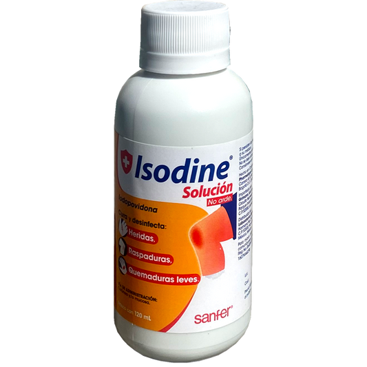 ISODINE ANTISEP SOL 120ML