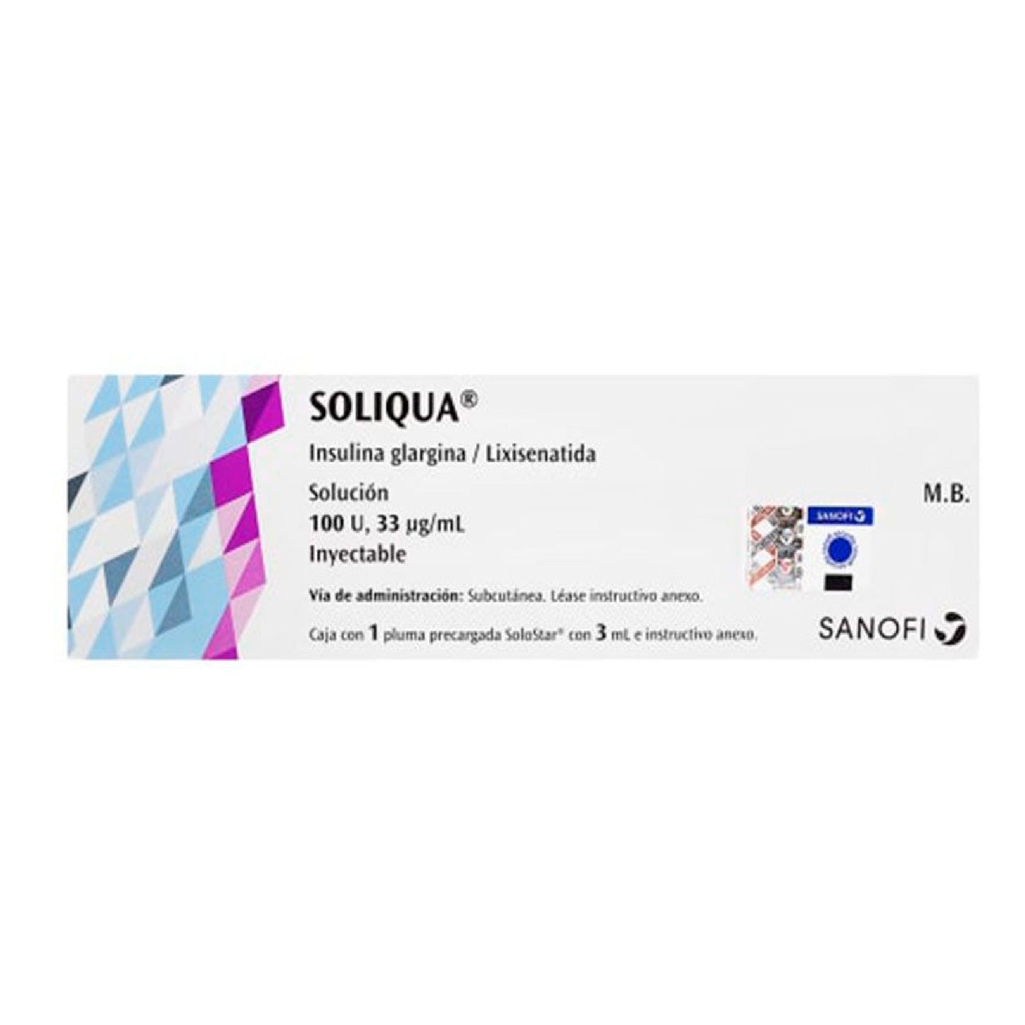 SOLIQUA 100U 33MCG ML PLUMA