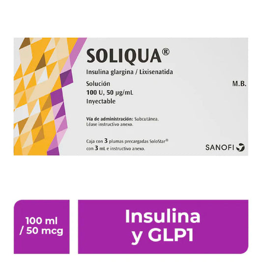 SOLIQUA 100U 50MCG ML PLUMA C 3