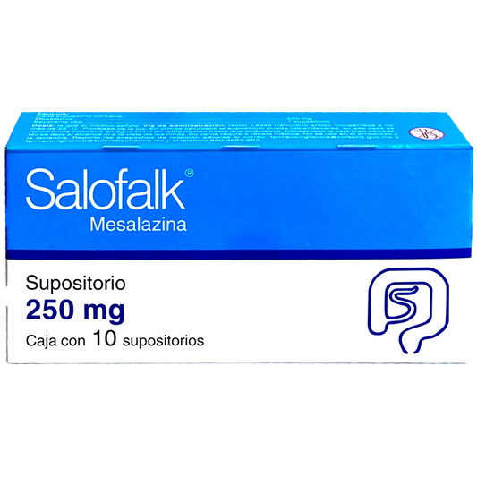SALOFALK 250 MG SUPS 10