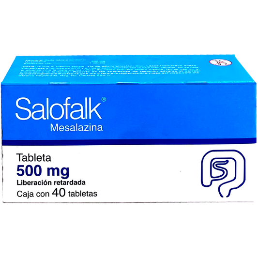 SALOFALK 500 MG GRAG 40 166