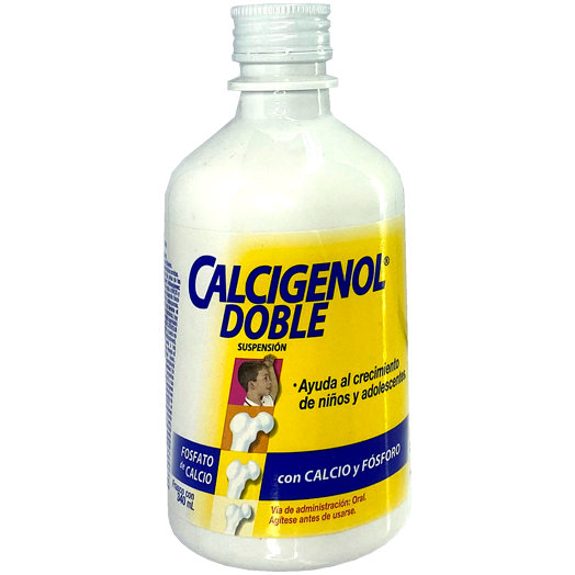 CALCIGENOL DOBLE SUSP340ML – Farmacias Popular El Molinito