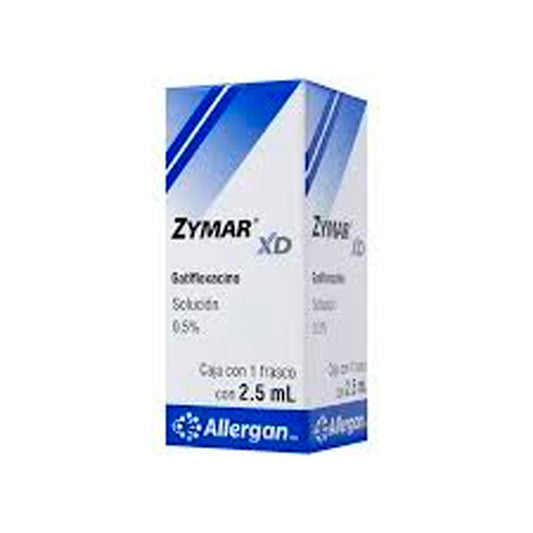 ZYMAR XD SOL OFT 2 5 ML