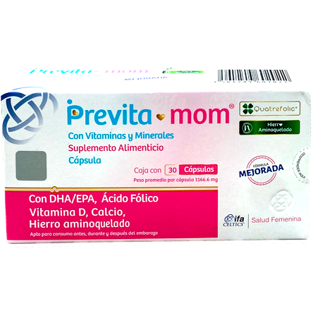 PREVITA MOM SUP ALIM CAPS 30
