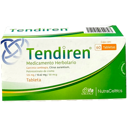 TENDIREN 125 10 62MG 50MCG TAB 60