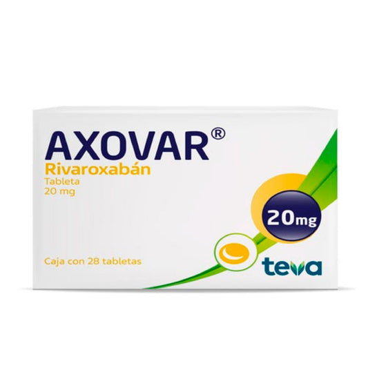 AXOVAR 20 MG 28 TAB