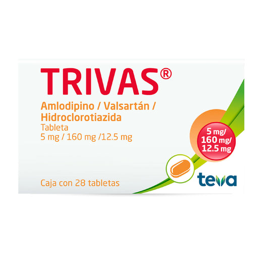 TRIVAS 5 160 12 5 MG 28 TAB