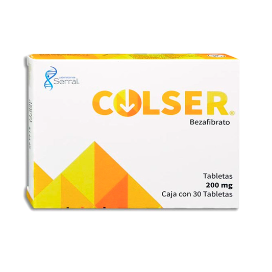 COLSER  T 30 200MG Bezafibrato