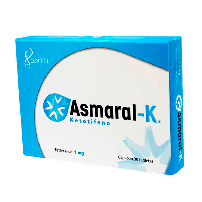 KETOTIFENO ASMARAL K 1MG C30