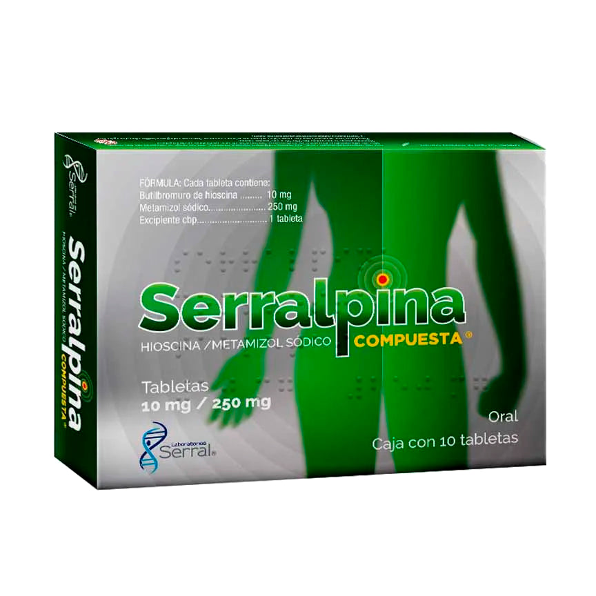 SERRALPINA COMP 10 250MG TAB C10