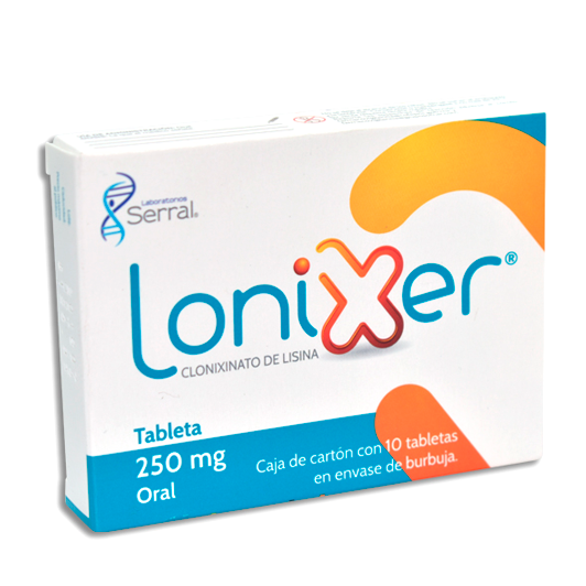 CLONIXINATO DE LISINA 250MG TAB 10 LGEN N