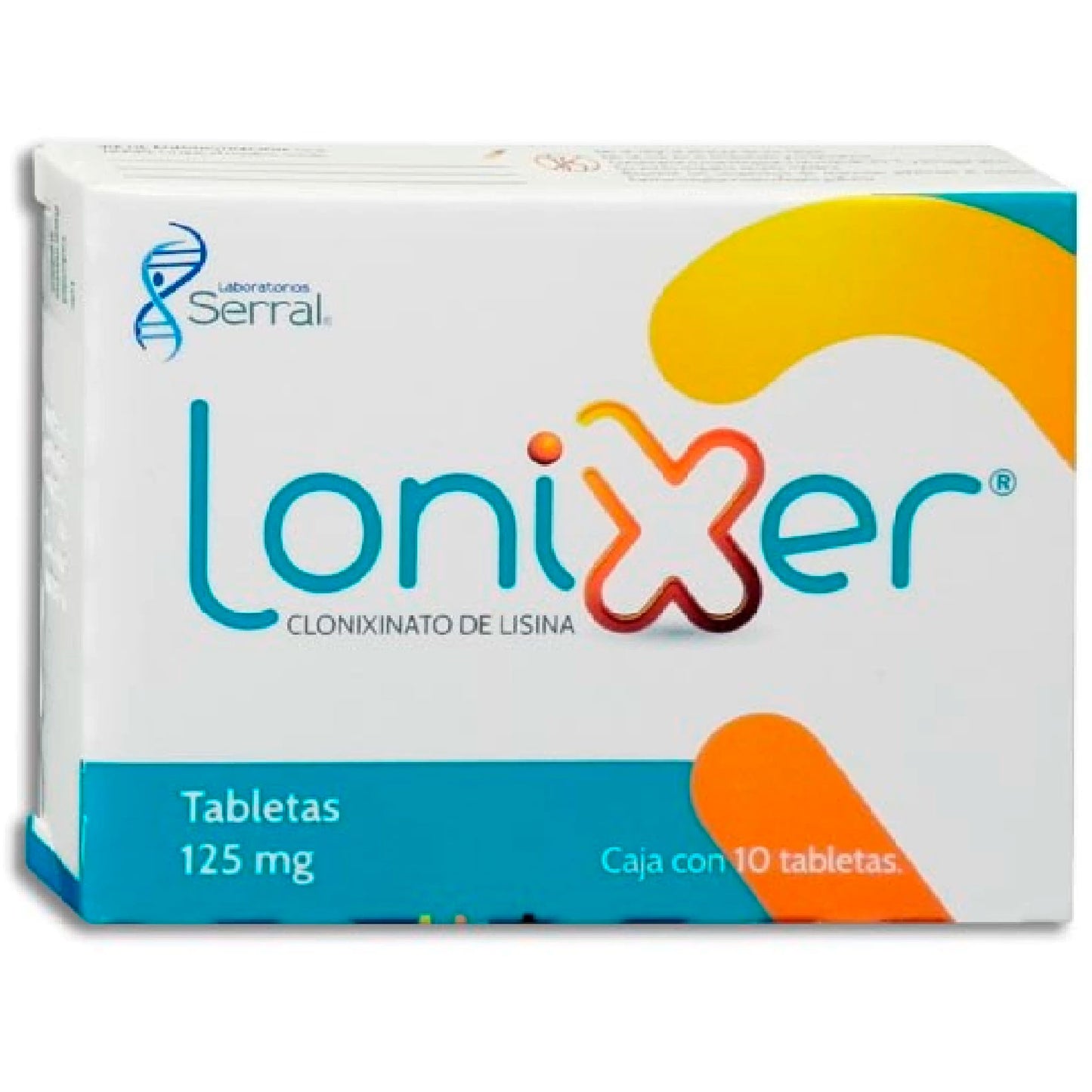 CLONIXINATO LISI T10 125MG SERRAL