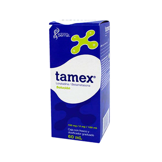 LORATADINA BETAMETASONA TAMEX 100MG SOL 60ML