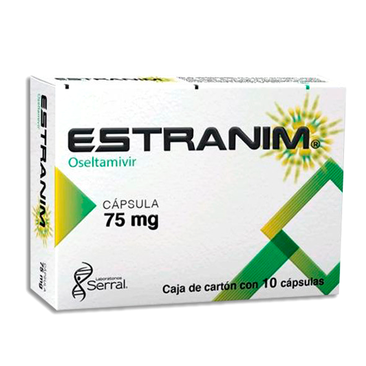 ESTRANIM 75MG C 10 CAPS OseltamivirSERRAL