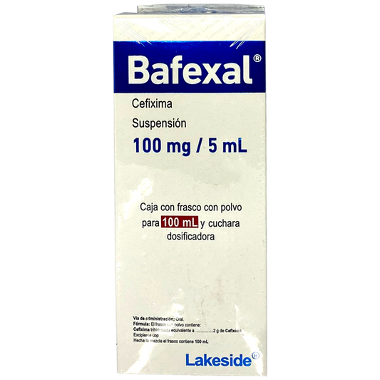 BAFEXAL 100MG 5ML SUSP 100ML