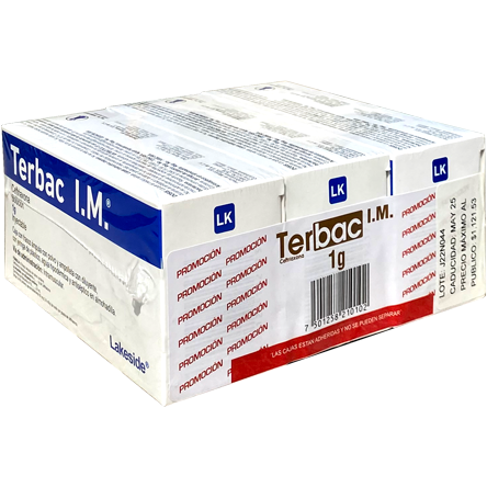 TERBAC IM 1 G SOL INY FA TRIPACK