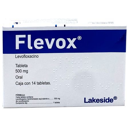 FLEVOX 500 MG TAB 14