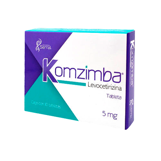 LEVOCETIRIZINA KOMZIMBA 5 MG 10 TABS