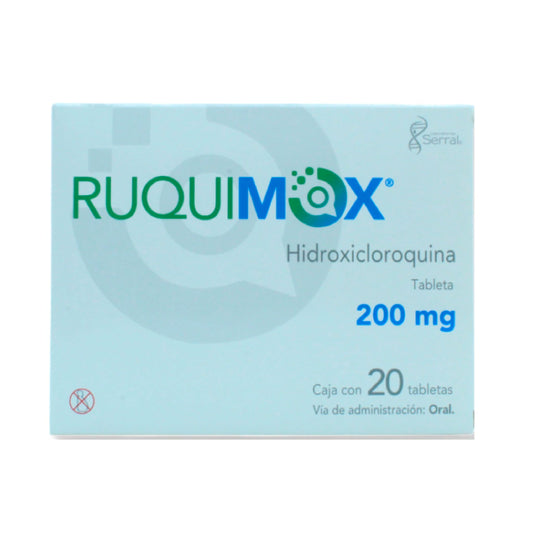HIDROXICLOROQUINA RUQUIMOX 200MG C20 TAB