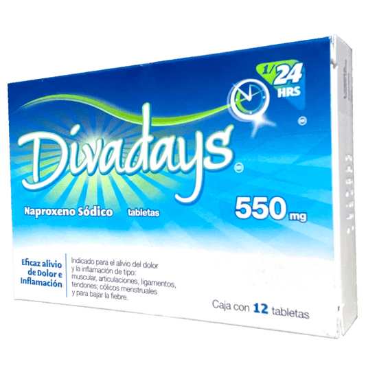 DIVADAYS T 12 550MG Naproxeno