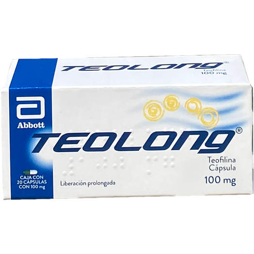 TEOLONG 100 MG CAPS 20