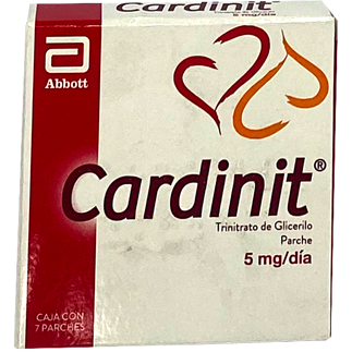 Cardinit CARDINIT 5 MG PARCHES 7 – Farmacias Popular El Molinito