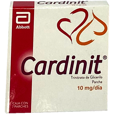 CARDINIT 10 MG PARCHES 7