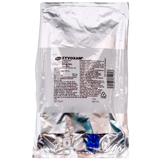 ZYVOXAM 2 MG M SOL INY 300 ML